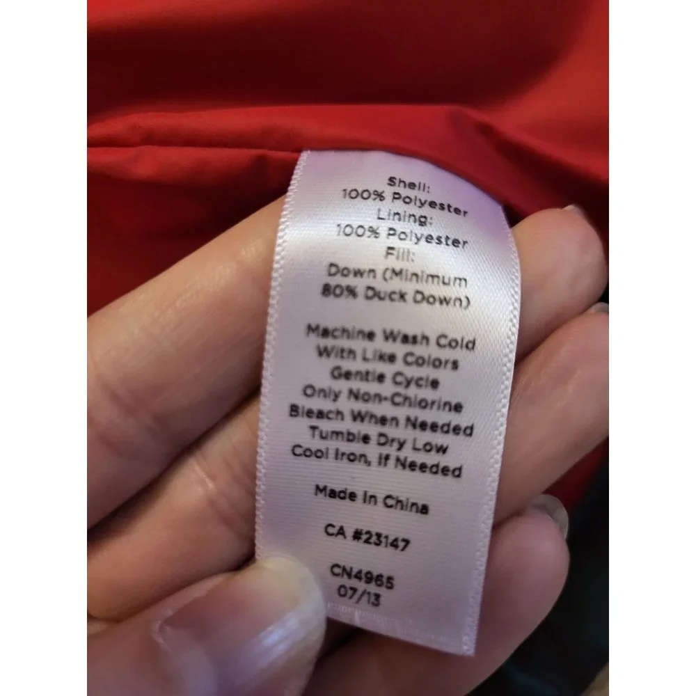 Talbots Tartan Green Blue Plaid Duck Down Filled Puffer Vest, MP, Medium… - Picture 7 of 7
